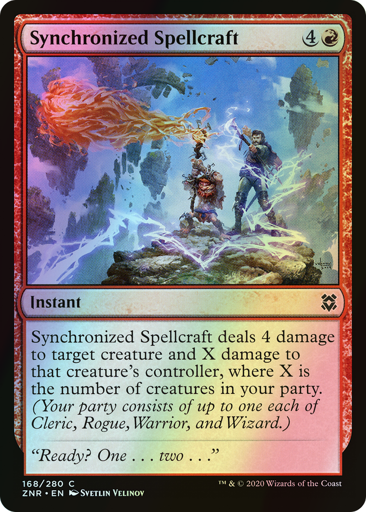 Synchronized Spellcraft (ZNR) #168 [EN/F]