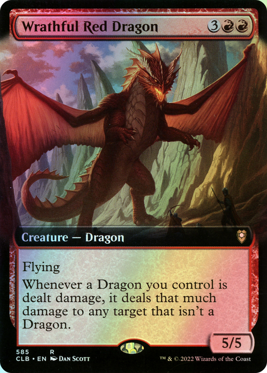 Wrathful Red Dragon (CLB) #585 [EN/F] s/o