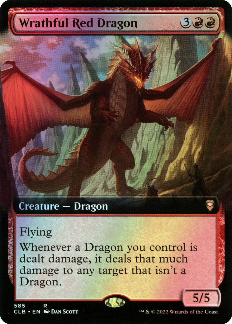 Wrathful Red Dragon (CLB) #585 [EN/F] s/o