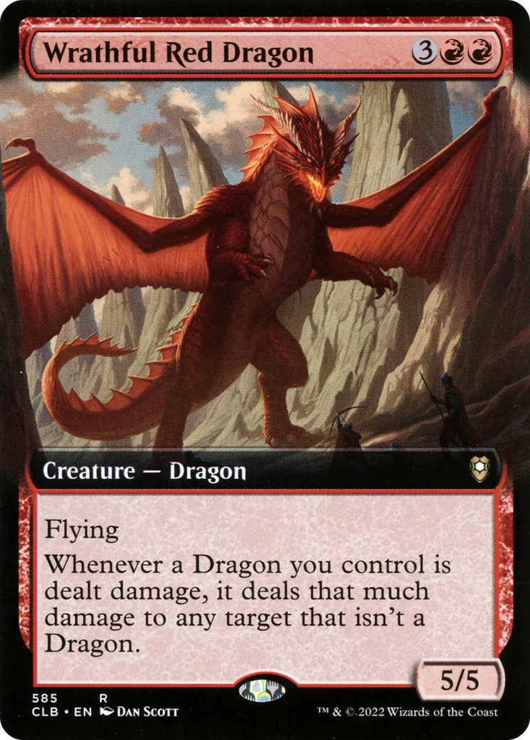 Wrathful Red Dragon (CLB) #585 [EN/N]