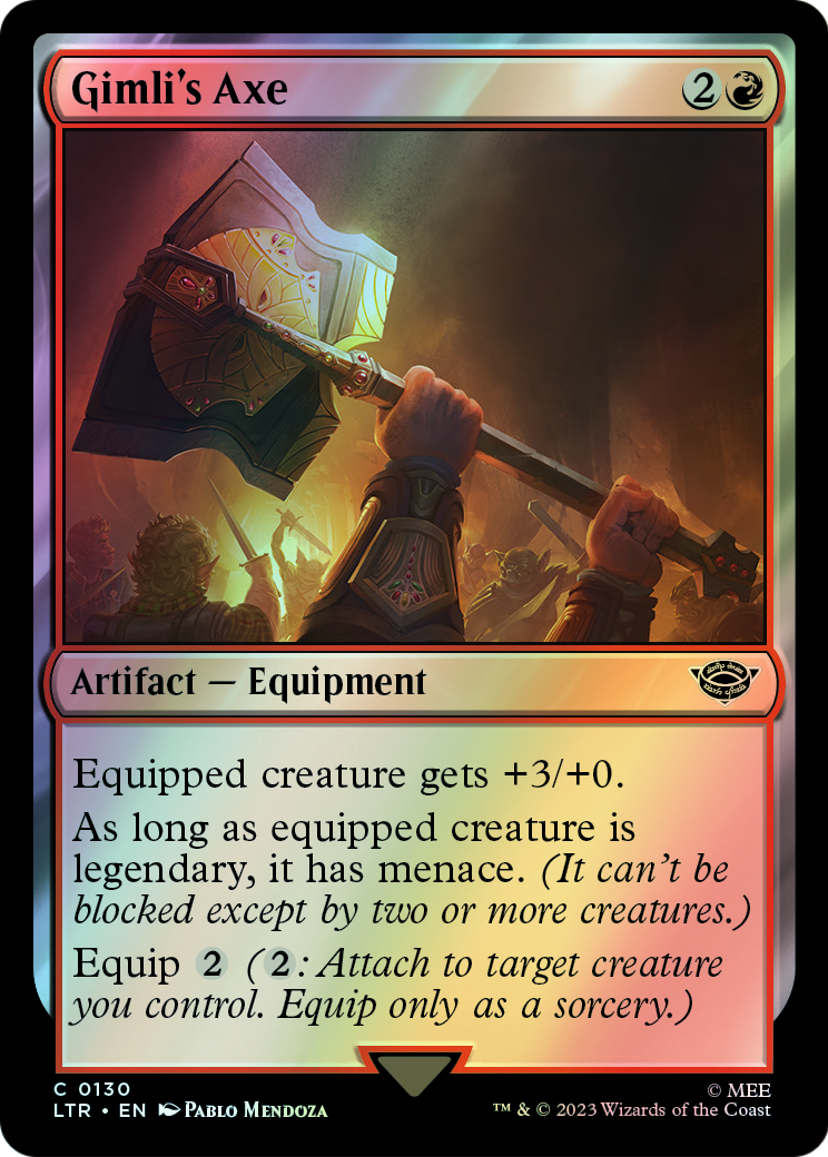 Gimli's Axe (LTR) #130 [EN/F]
