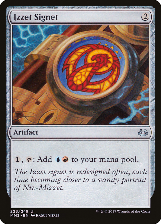 Izzet Signet (MM3) #223 [EN/N] s/o