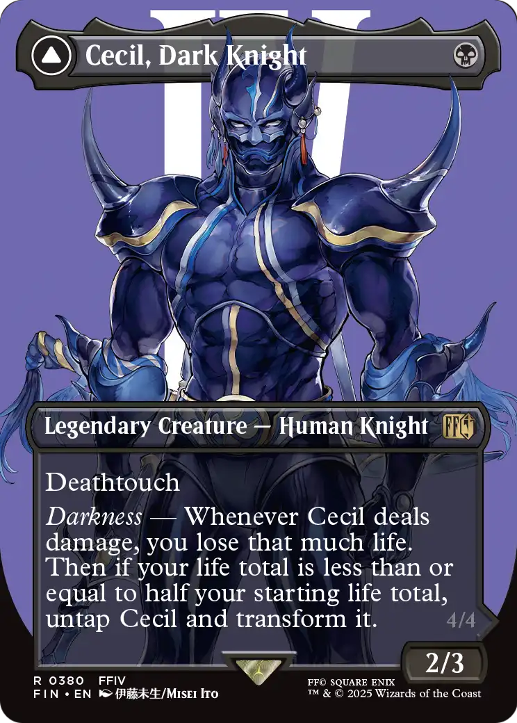 Cecil, Dark Knight // Cecil, Redeemed Paladin (FIN) #380 [EN/N]