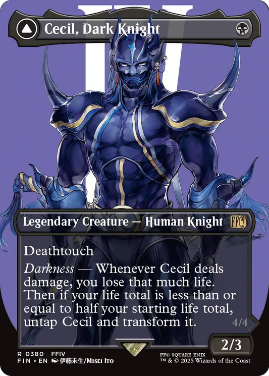 Cecil, Dark Knight // Cecil, Redeemed Paladin (FIN) #380 [EN/N]