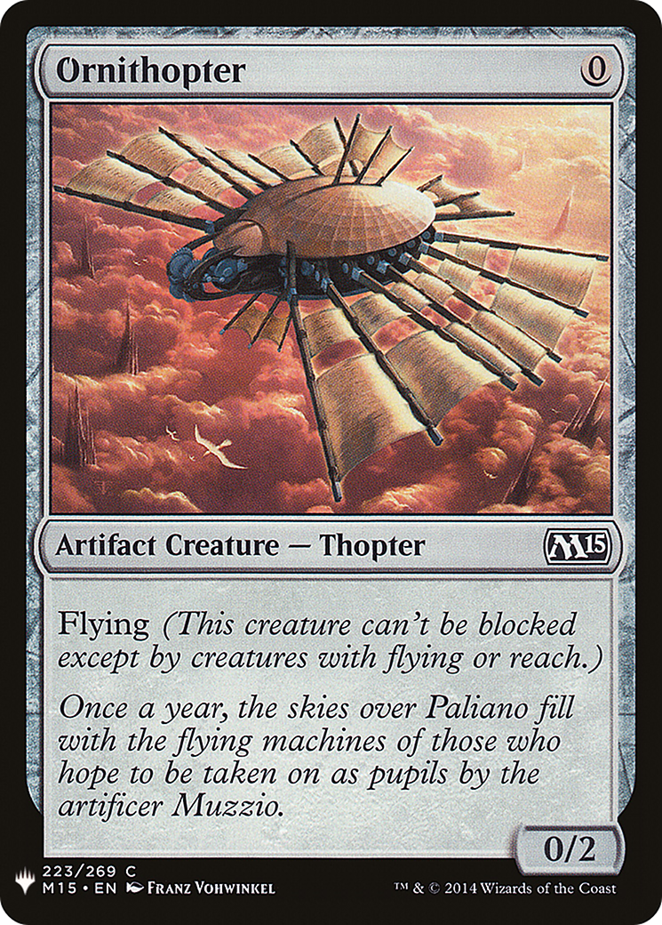 Ornithopter (PLST) #M15-223 [EN/N] s/o