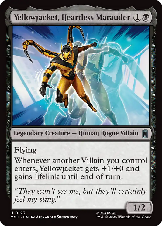 Yellowjacket, Heartless Marauder (MSH) #123 [EN/N]