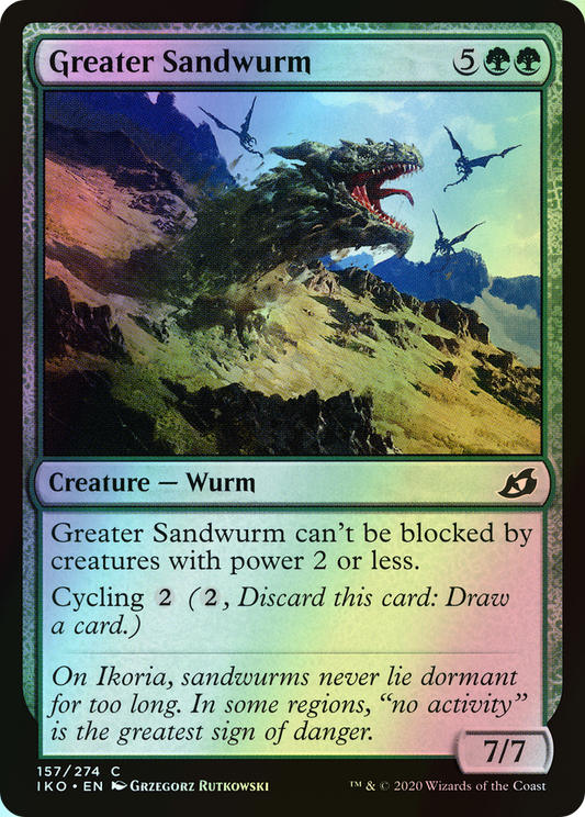 Greater Sandwurm (IKO) #157 [EN/F] s/o