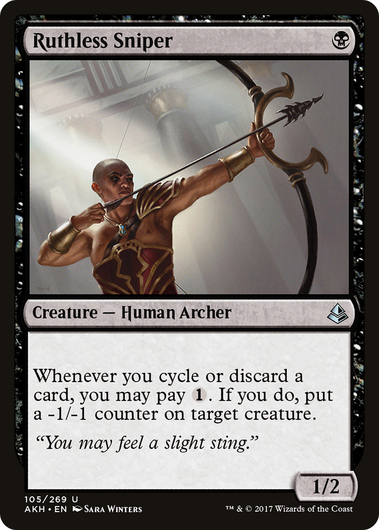 Ruthless Sniper (AKH) #105 [EN/N] s/o