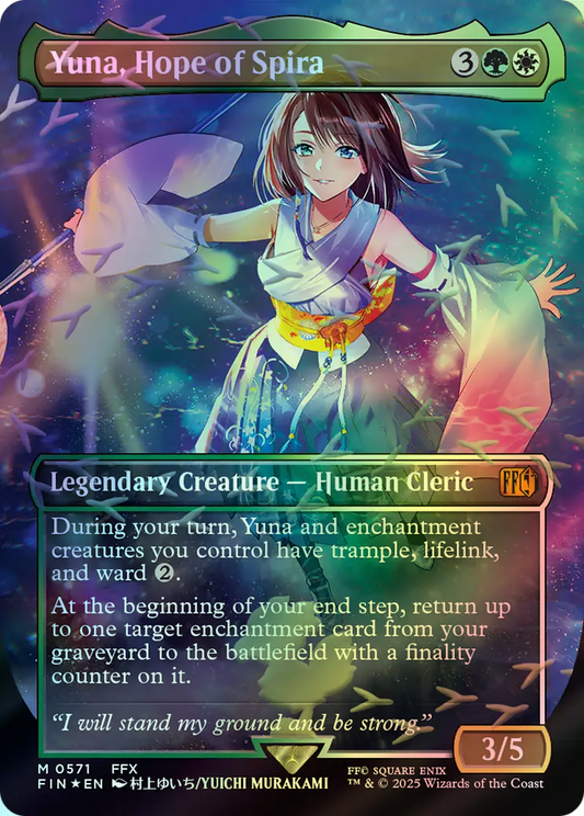 Yuna, Hope of Spira - Chocobotrack Foil (FIN) #571 [EN/F] s/o