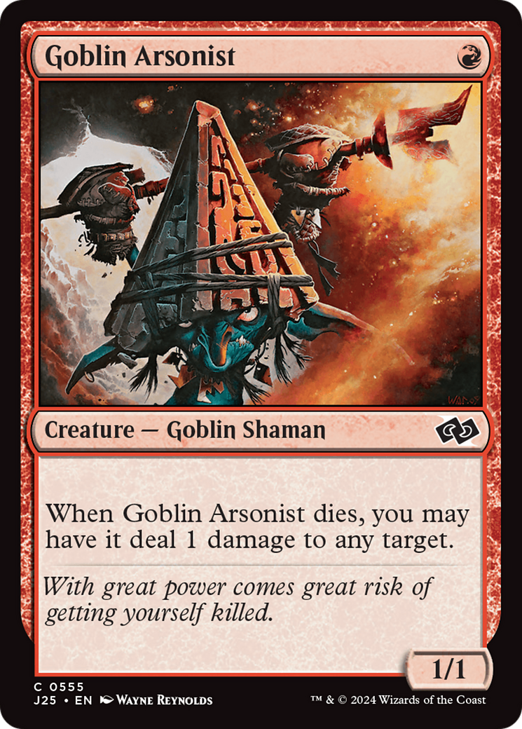 Goblin Arsonist (J25) #555 [EN/N]