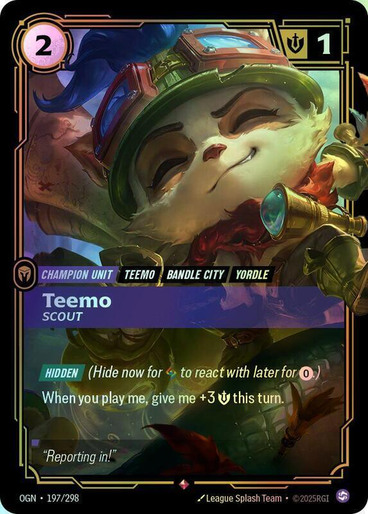 Teemo - Scout (OGN) #197 [EN/F] s/o