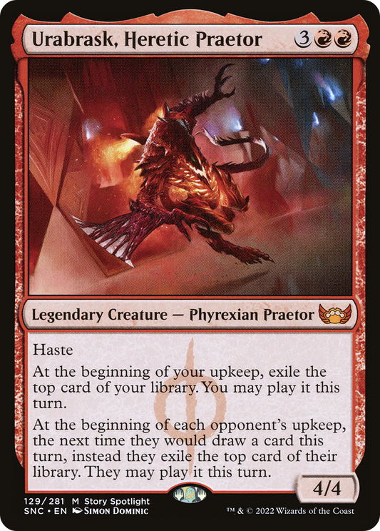 Urabrask, Heretic Praetor (SNC) #129 [EN/N] s/o