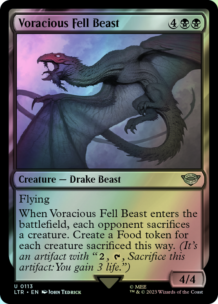 Voracious Fell Beast (LTR) #113 [EN/F]