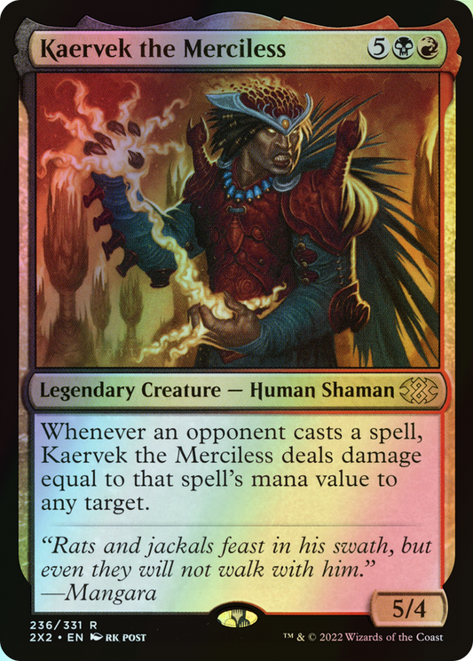 Kaervek the Merciless (2X2) #236 [EN/F]
