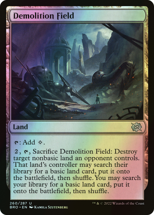 Demolition Field (BRO) #260 [EN/F] s/o