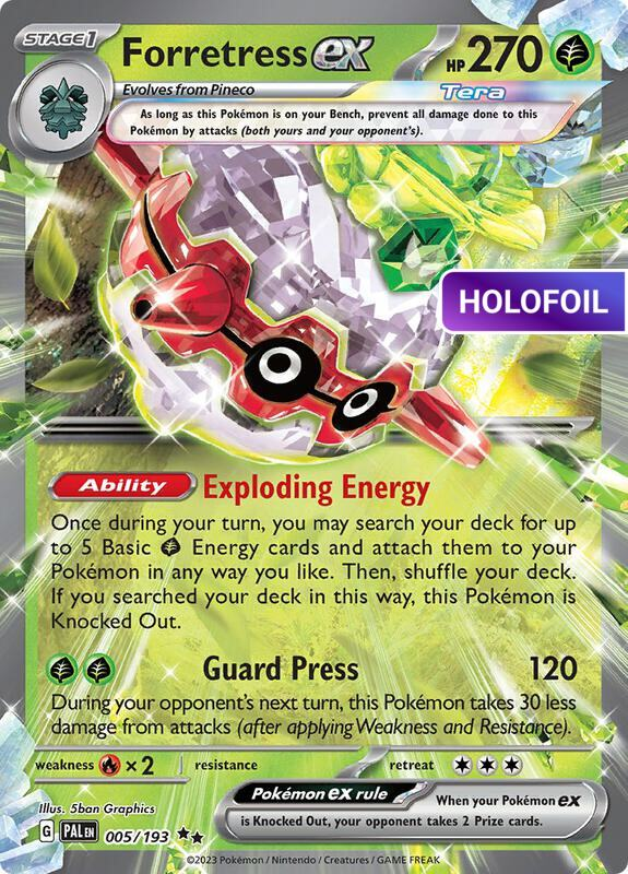 Forretress ex - 005/193 (PAL) #005 [EN/H]