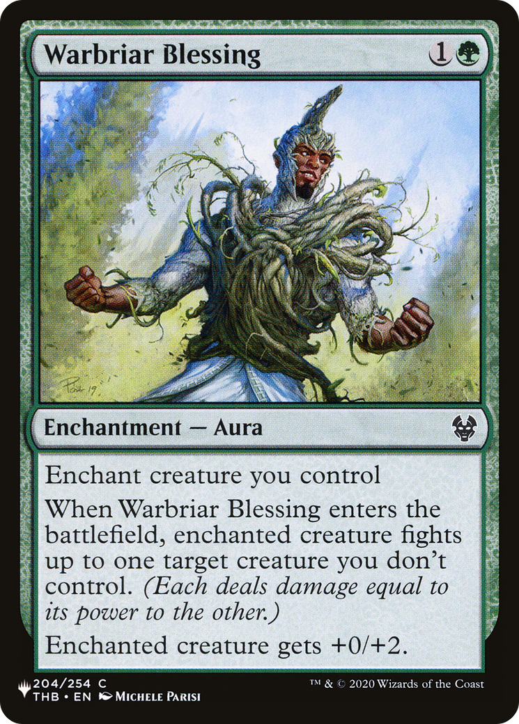 Warbriar Blessing (PLST) #THB-204 [EN/N]
