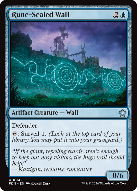 Rune-Sealed Wall (FDN) #49 [EN/N] s/o