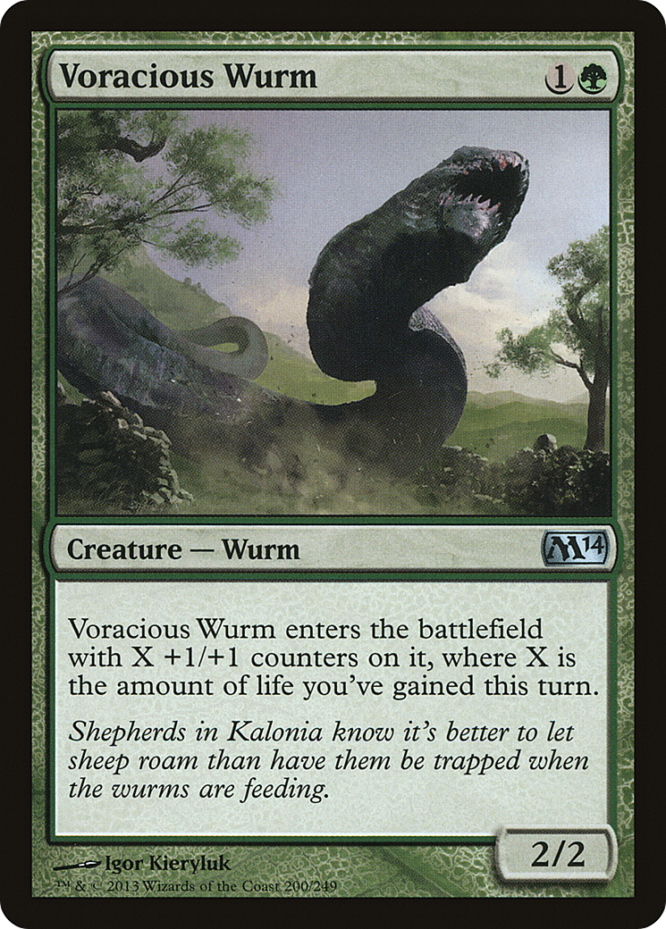 Voracious Wurm (M14) #200 [EN/N] s/o