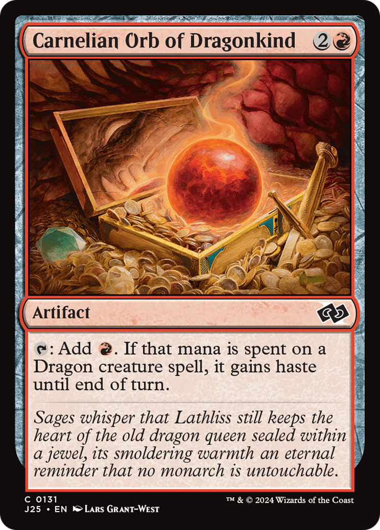 Carnelian Orb of Dragonkind (J25) #131 [EN/N] s/o