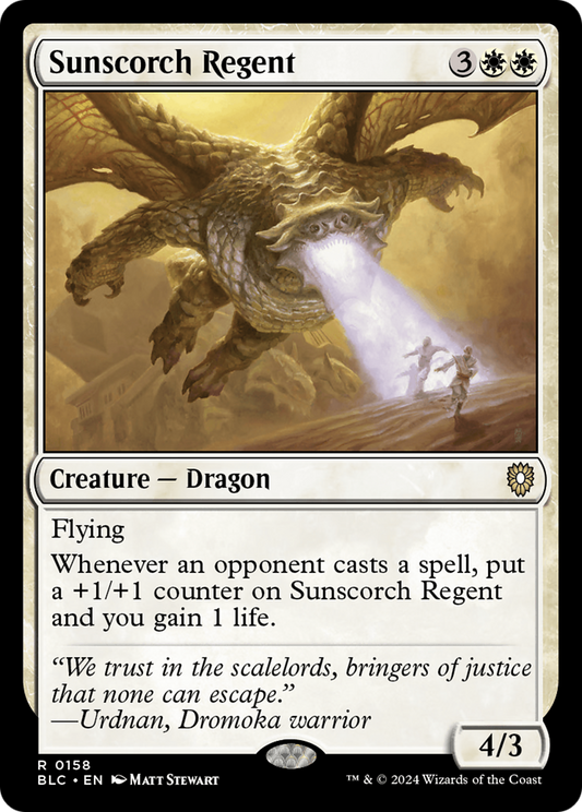 Sunscorch Regent (BLC) #158 [EN/N]