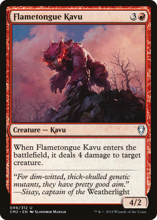 Flametongue Kavu (CM2) #99 [EN/N]