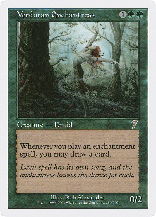 Verduran Enchantress (7ED) #280 [EN/N] s/o