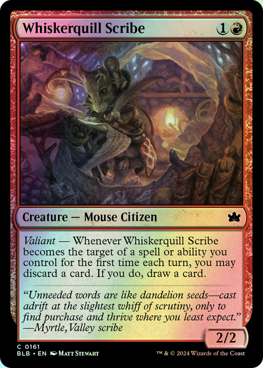 Whiskerquill Scribe (BLB) #161 [EN/F]