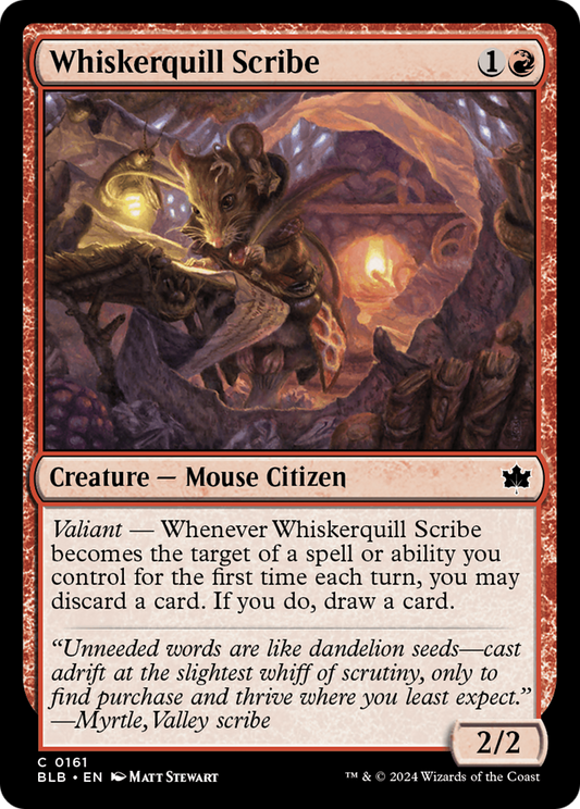 Whiskerquill Scribe (BLB) #161 [EN/N]