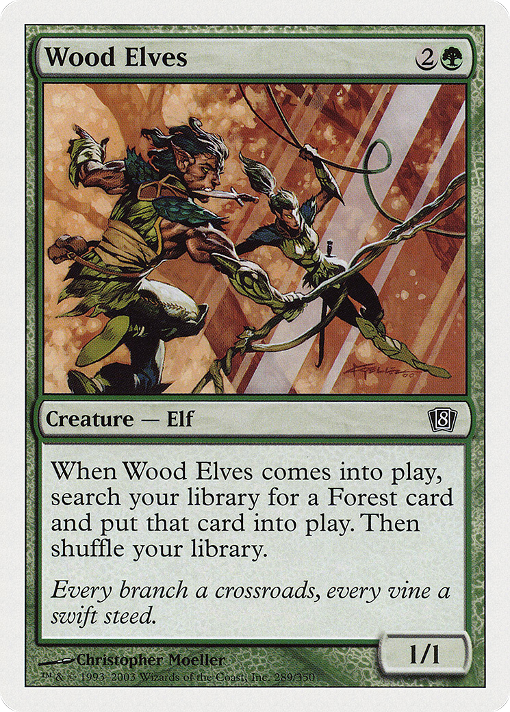 Wood Elves (8ED) #289 [EN/N] s/o