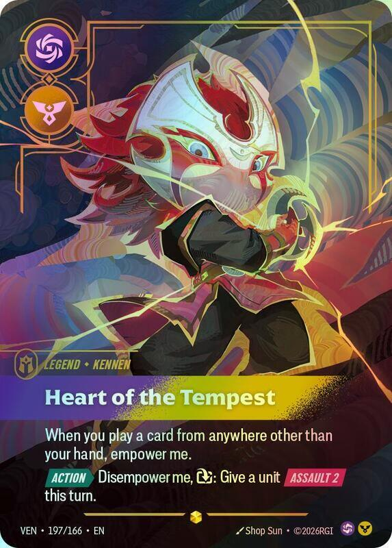 Kennen, Heart of the Tempest (Overnumbered) (VEN) #197 [EN/F]