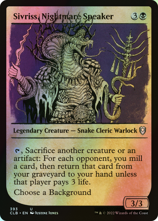 Sivriss, Nightmare Speaker (CLB) #393 [EN/F]