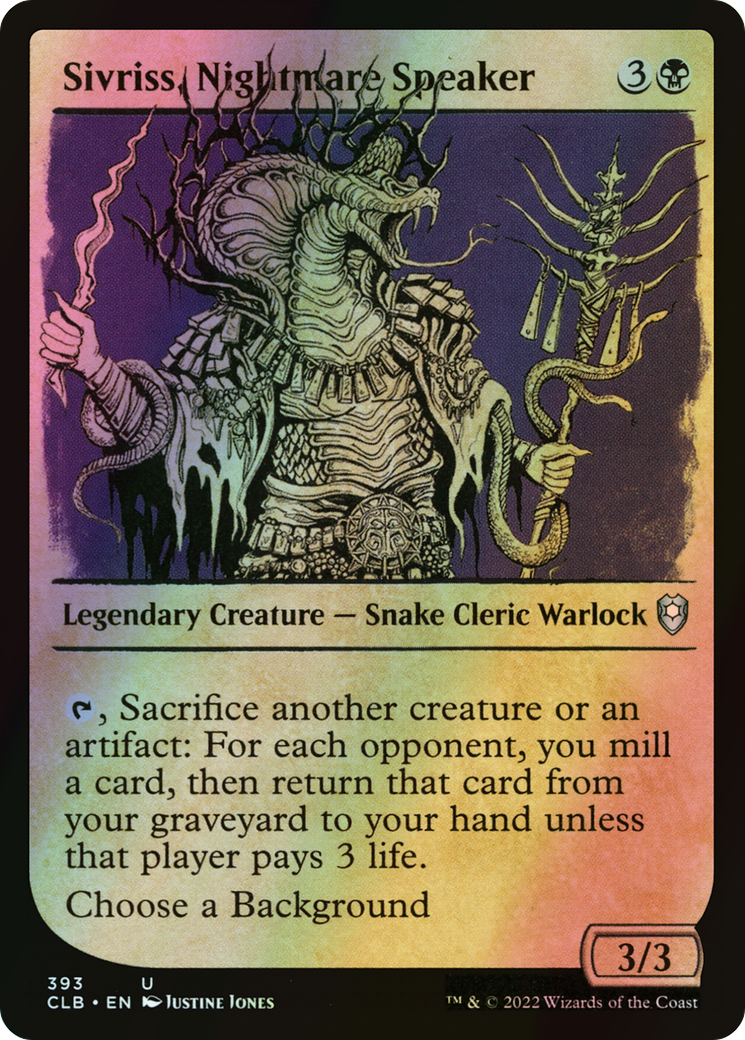 Sivriss, Nightmare Speaker (CLB) #393 [EN/F]