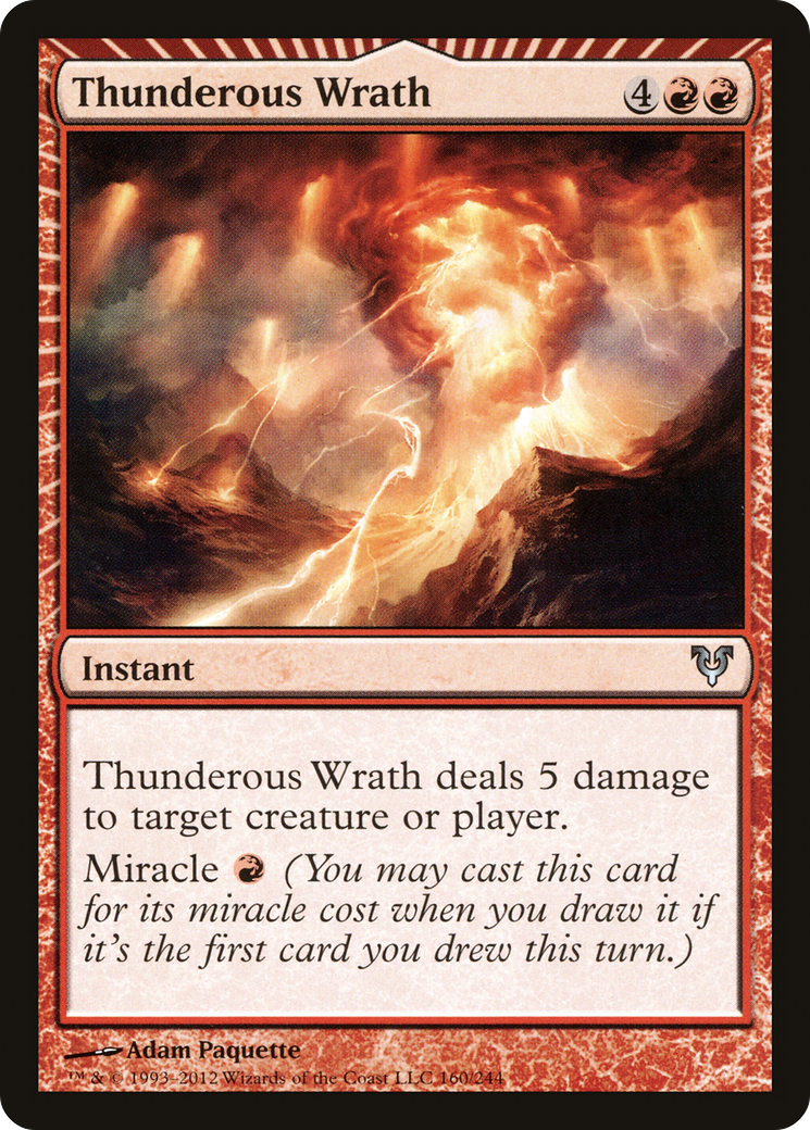 Thunderous Wrath (AVR) #160 [EN/N] s/o