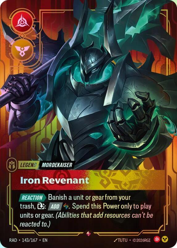 Mordekaiser, Iron Revenant (RAD) #143 [EN/F]