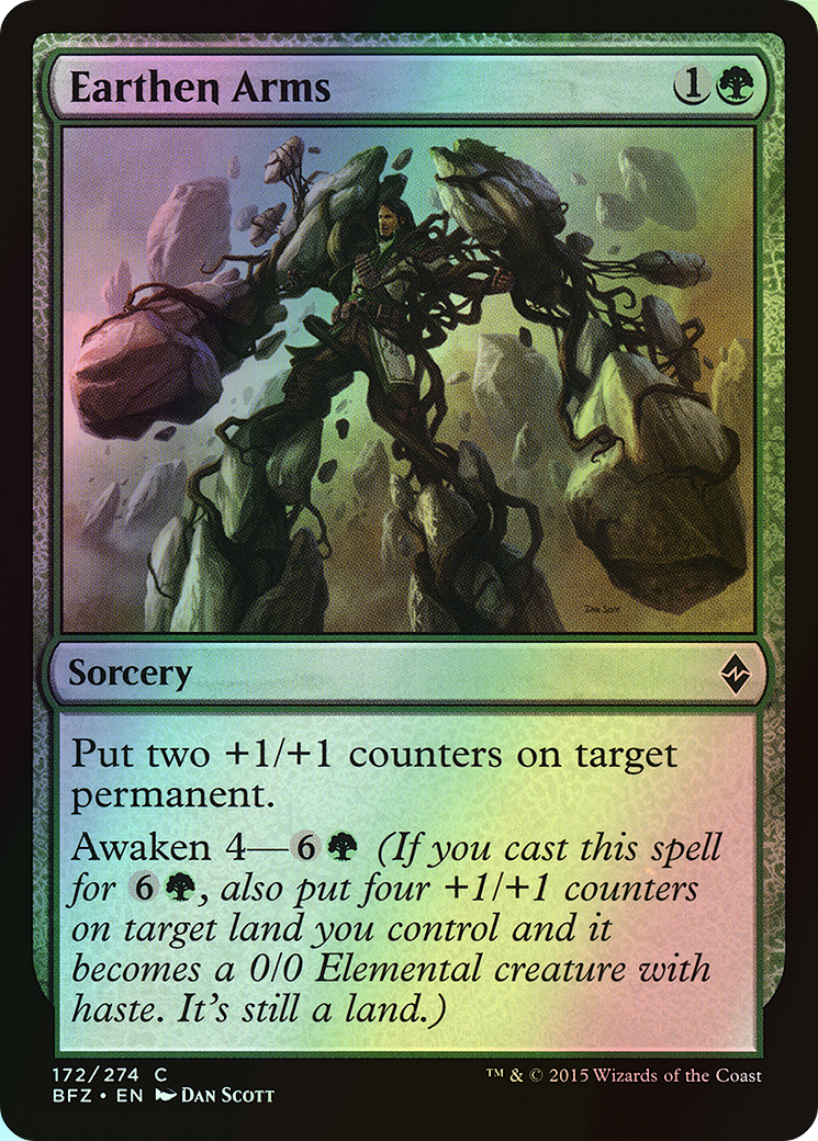 Earthen Arms (BFZ) #172 [EN/F] s/o