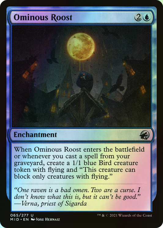 Ominous Roost (MID) #65 [EN/F]