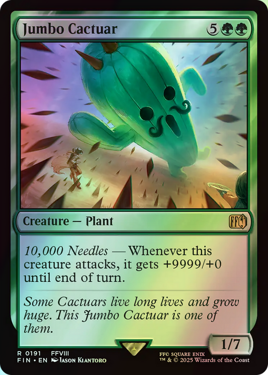 Jumbo Cactuar (FIN) #191 [EN/F] s/o