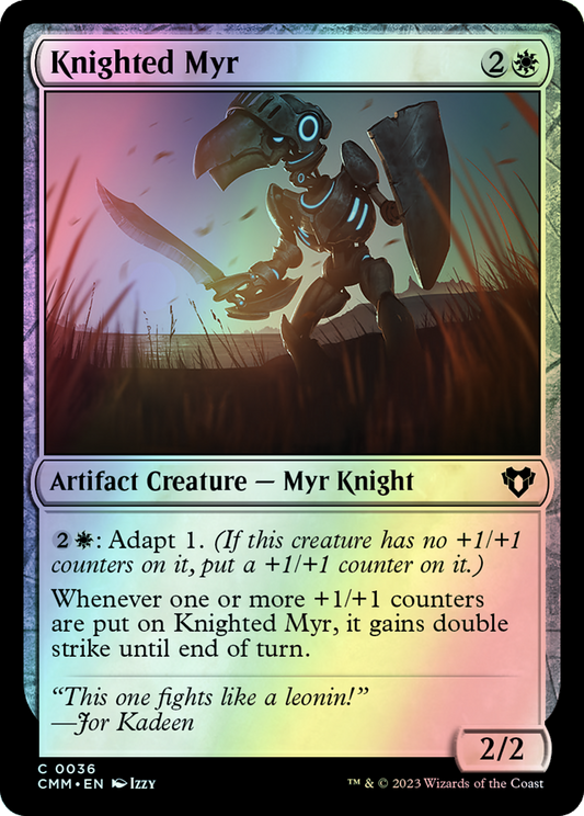Knighted Myr (CMM) #36 [EN/F] s/o