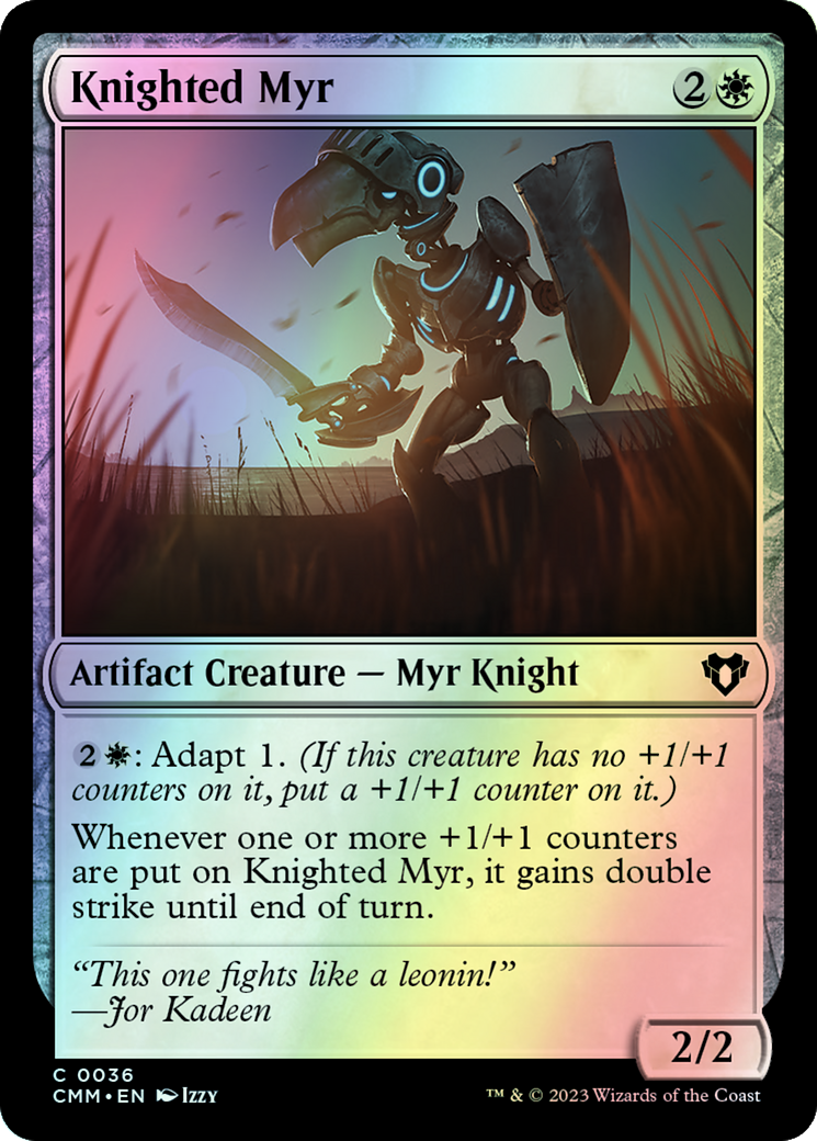 Knighted Myr (CMM) #36 [EN/F] s/o