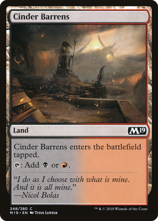 Cinder Barrens (M19) #248 [EN/N]