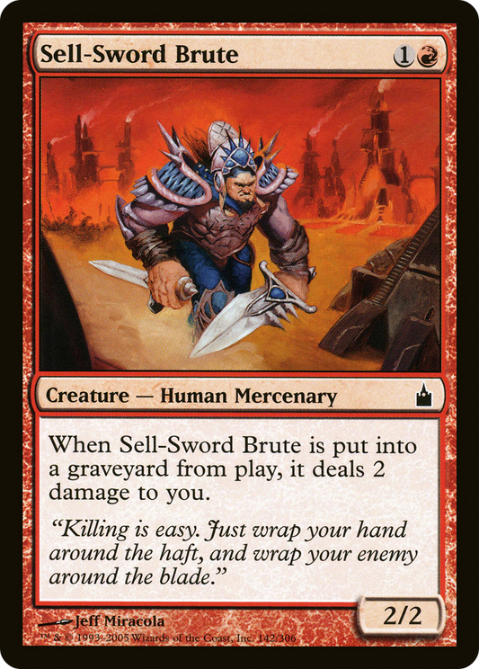Sell-Sword Brute (RAV) #142 [EN/N]