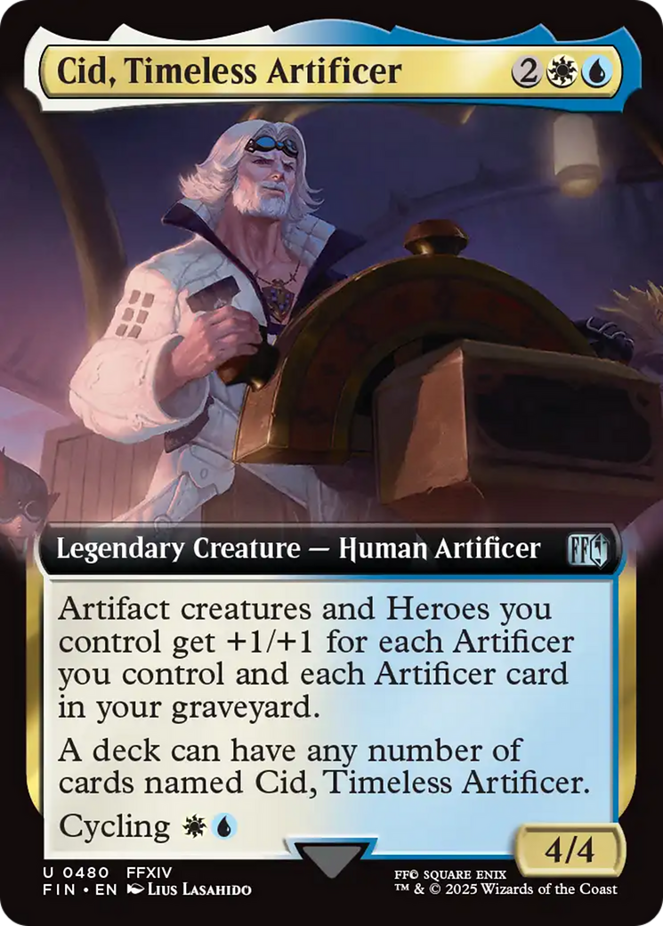 Cid, Timeless Artificer (FIN) #480 [EN/N] s/o