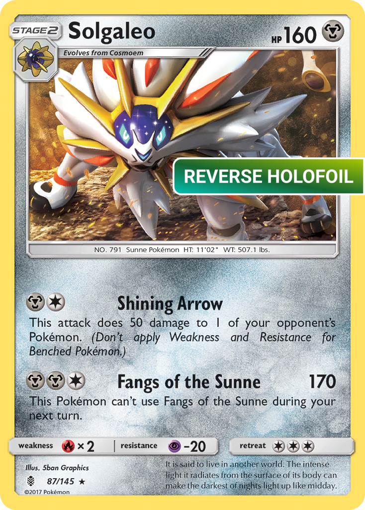 Solgaleo (GRI) #87 [EN/R] s/o