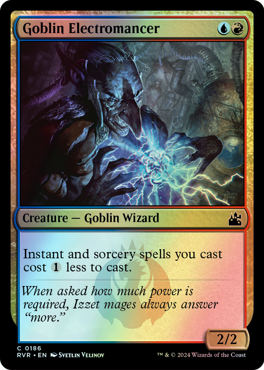 Goblin Electromancer (RVR) #186 [EN/F] s/o