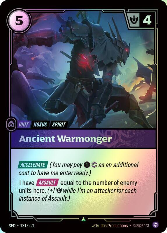 Ancient Warmonger (SFD) #131 [EN/F]