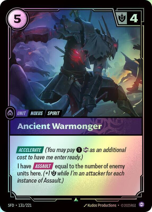 Ancient Warmonger (SFD) #131 [EN/F]