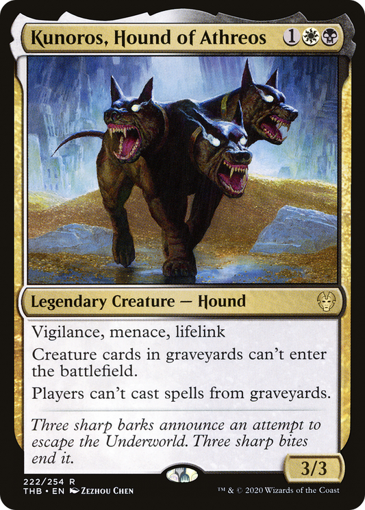 Kunoros, Hound of Athreos (THB) #222 [EN/N] s/o