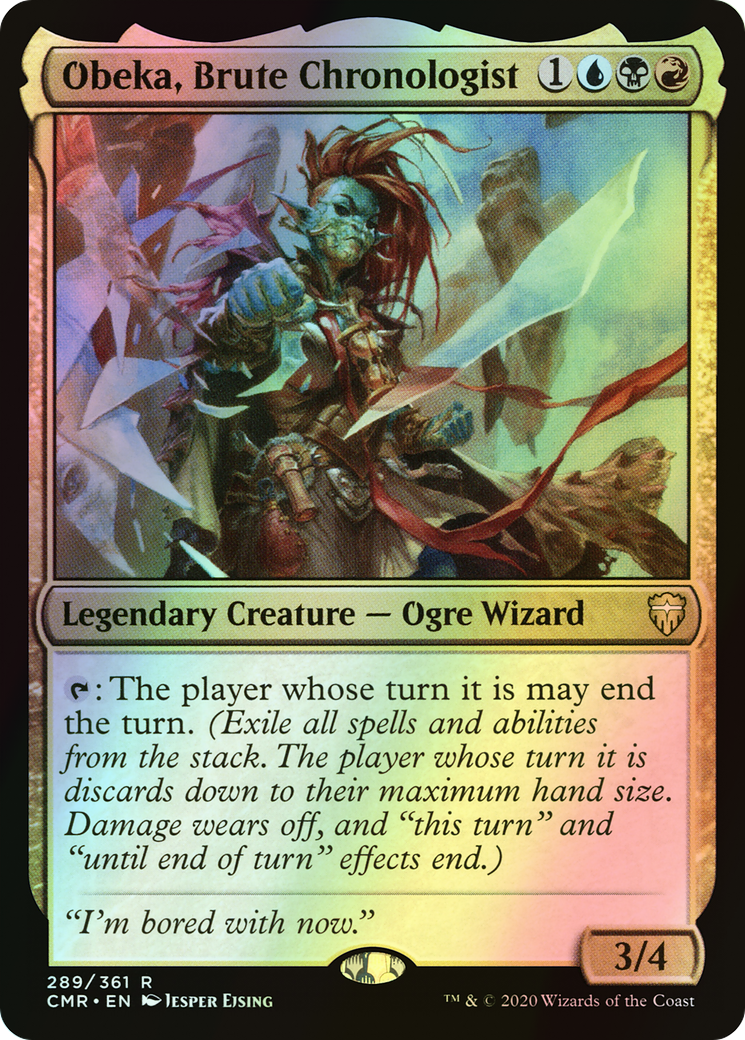 Obeka, Brute Chronologist (CMR) #289 [EN/F]