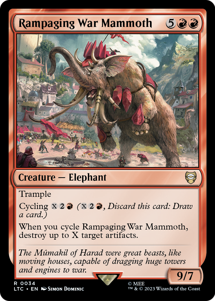 Rampaging War Mammoth (LTC) #34 [EN/N]